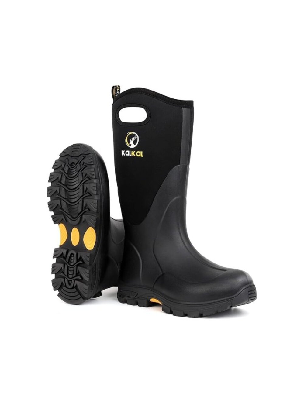 Rubber Boots for Men and Women, Waterproof Insulated Rain Boots, Neoprene